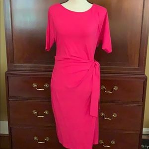 Faux wrap dress